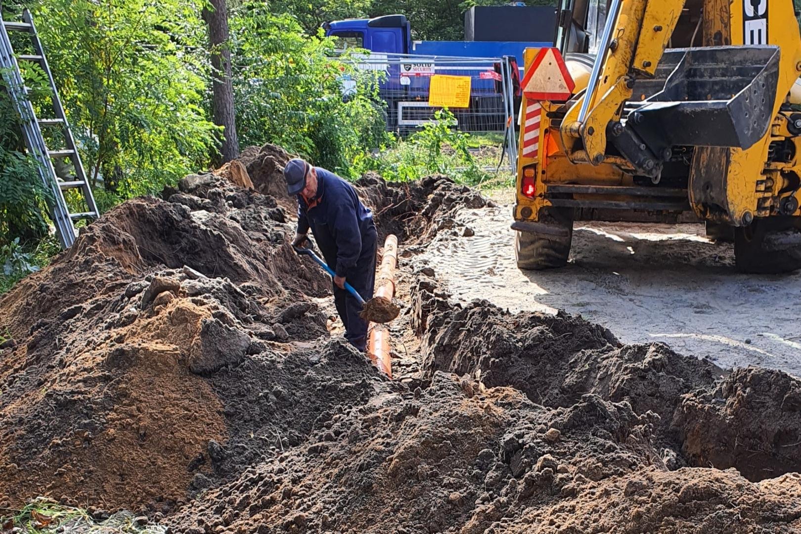 Przyłącze budowlane w domu jednorodzinnym