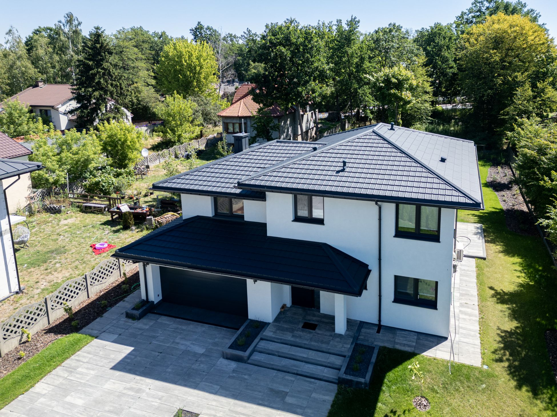 Budowa domu pod Grodziskiem Maz.