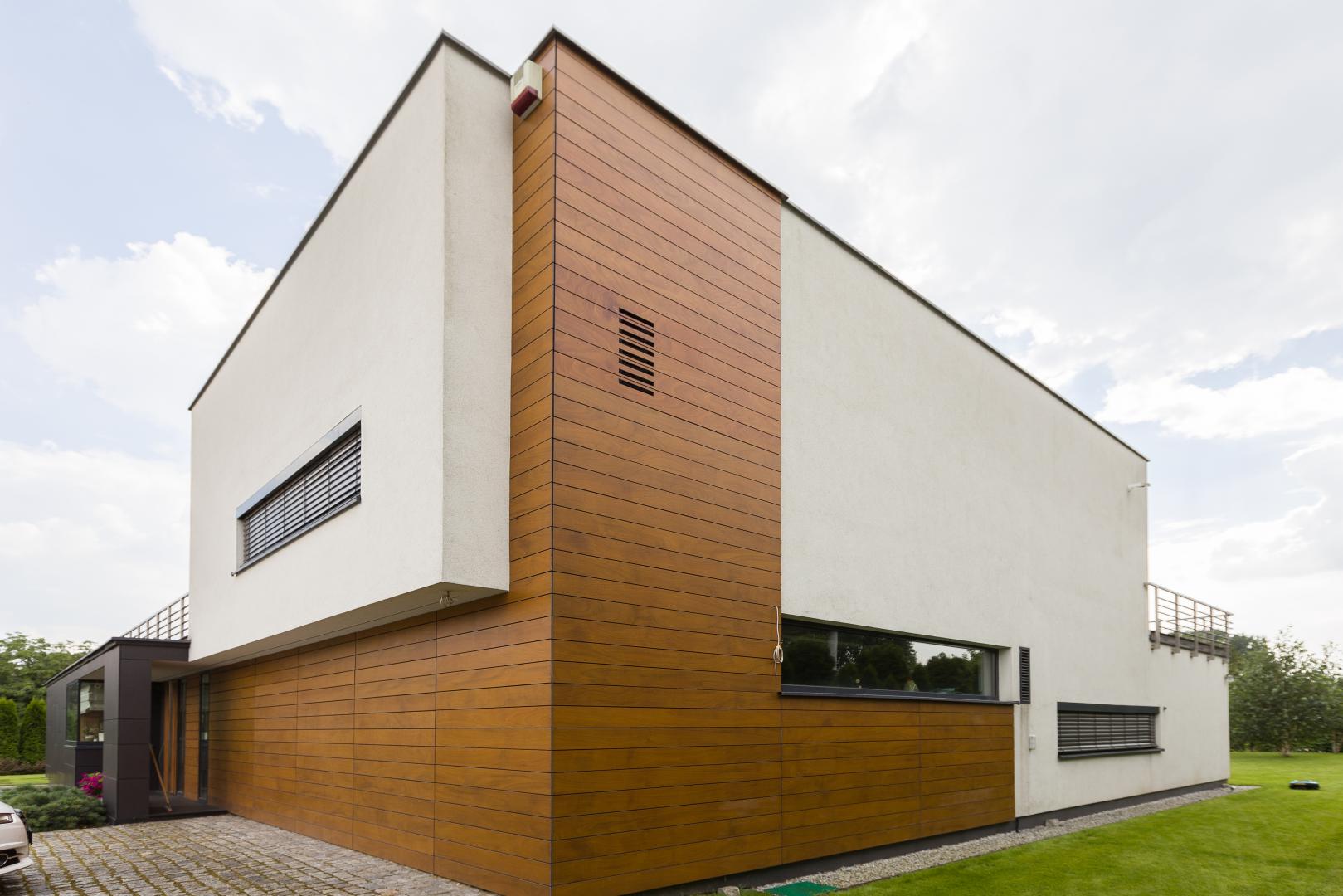 Elewacja projektu nowoczesnego