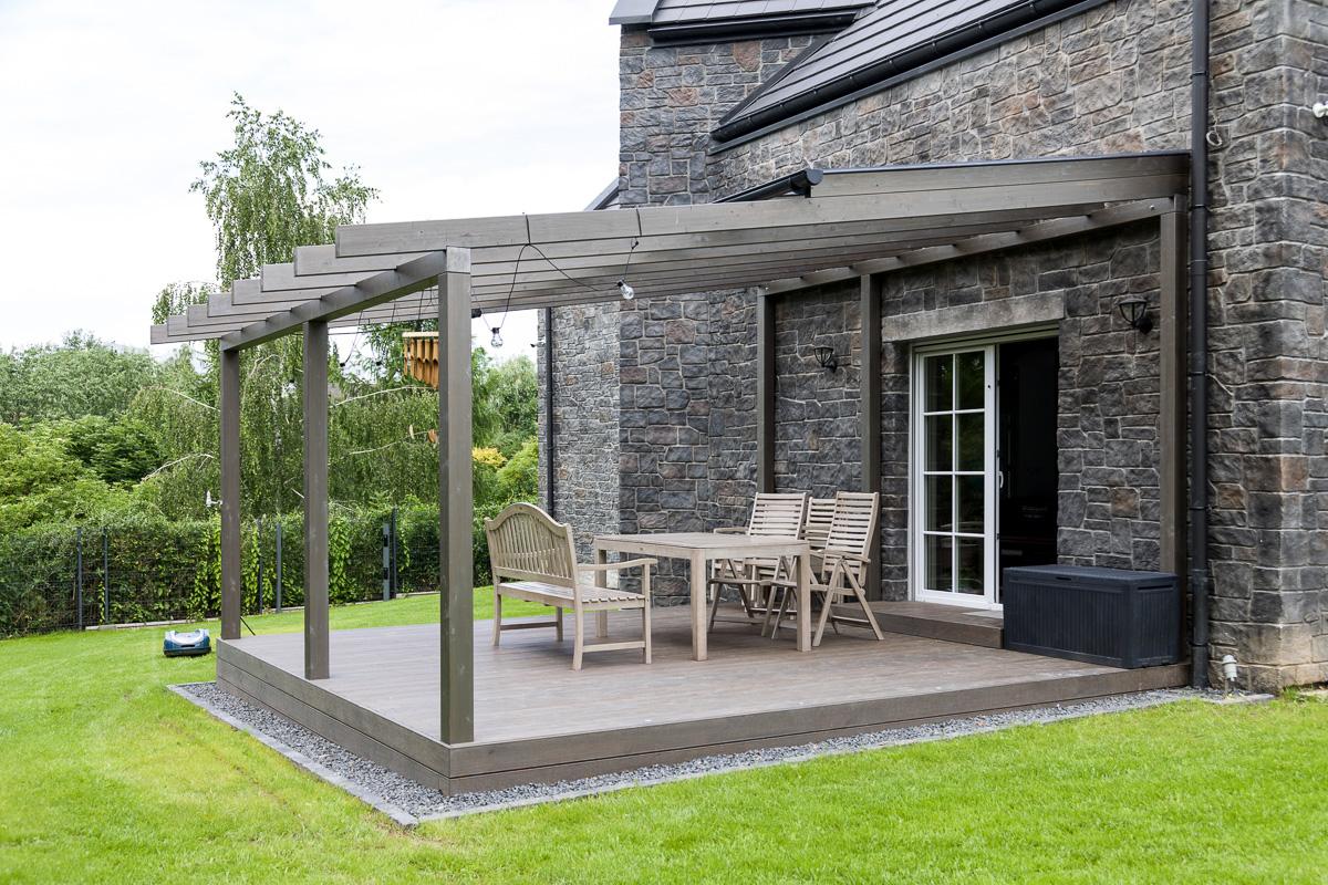 Projekt nowoczesny - taras