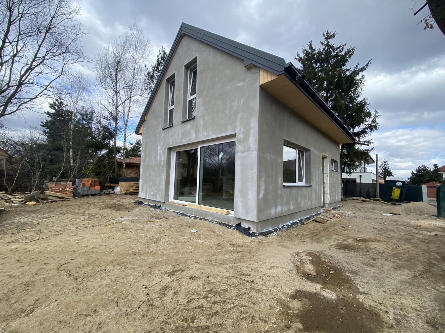 Budowa według projektu Z211 GL - elewacja „na szaro”