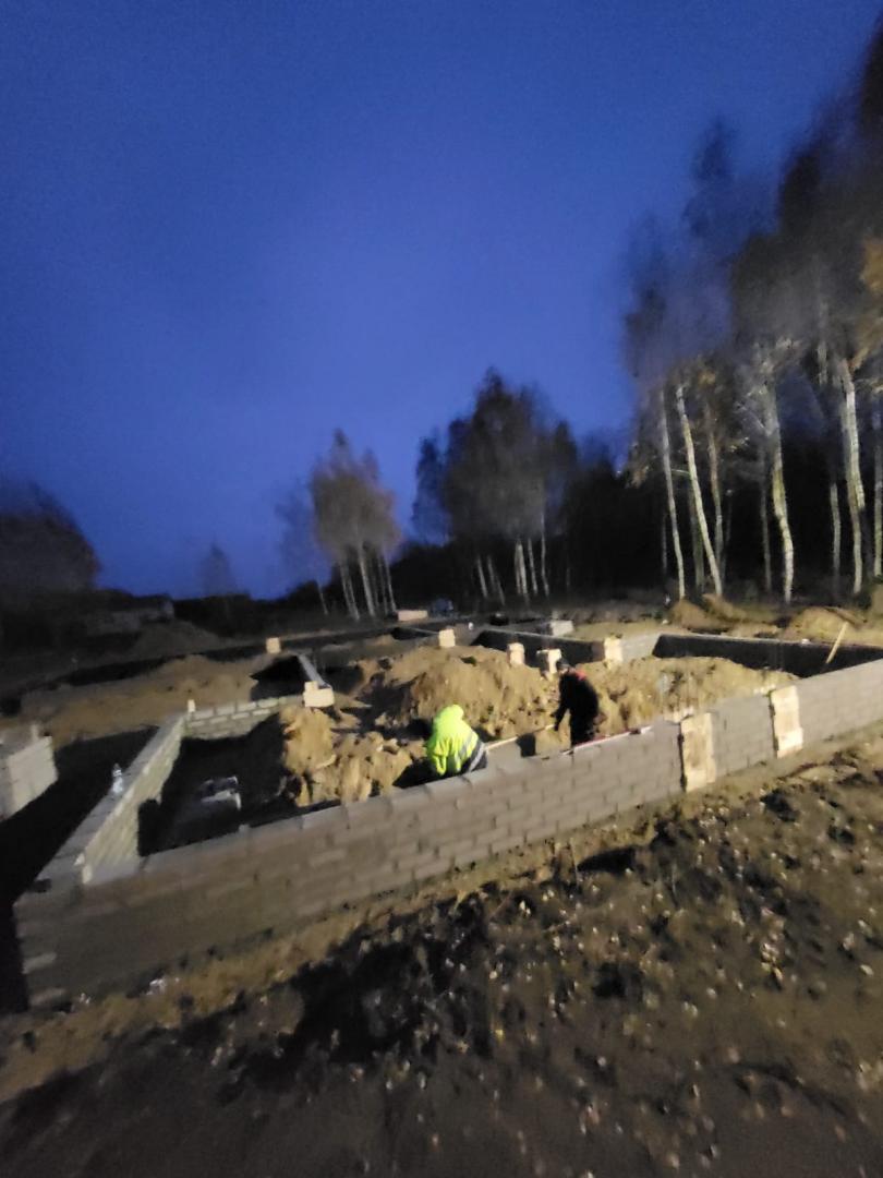 Ściany fundamentowe - budowa domu