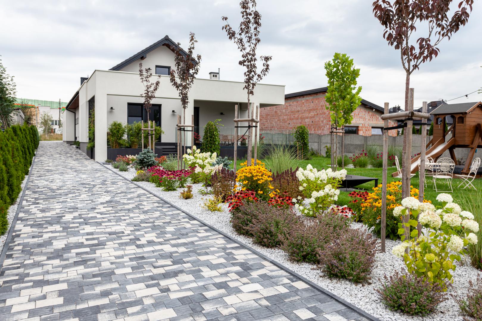 New-House - Zagospodarowanie terenu