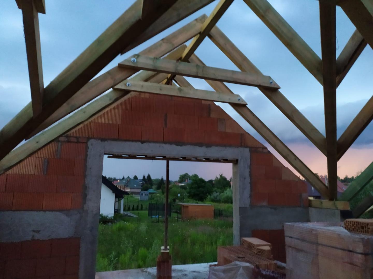 Wykonanie więźby dachowej