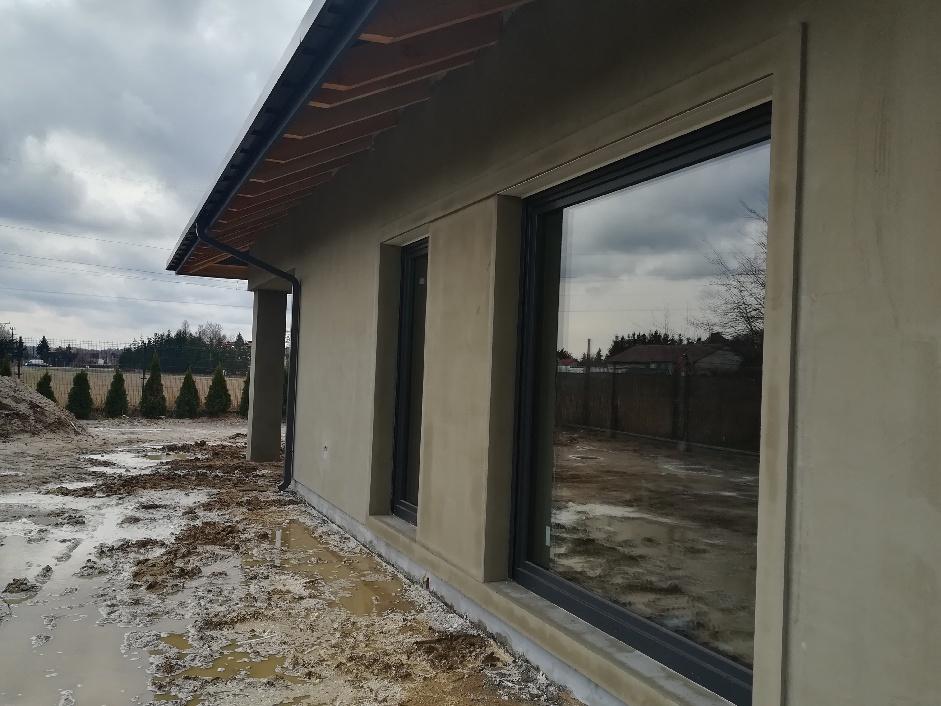 Stan surowy - projekt uA65 - budowa New-House