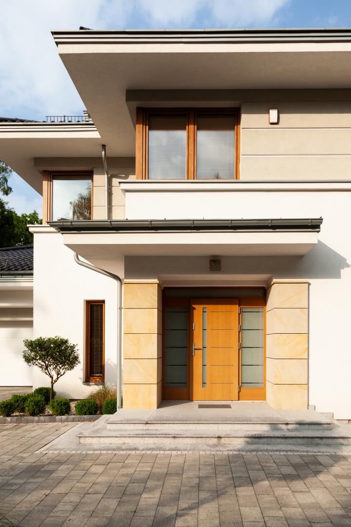 Piętrowy dom - projekt Z klasą 1 (odbicie lustrzane)