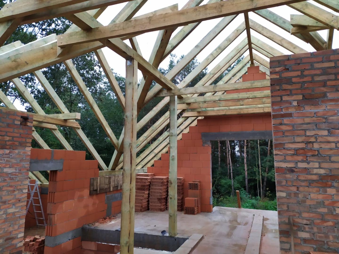 Realizacja - więźba dachowa