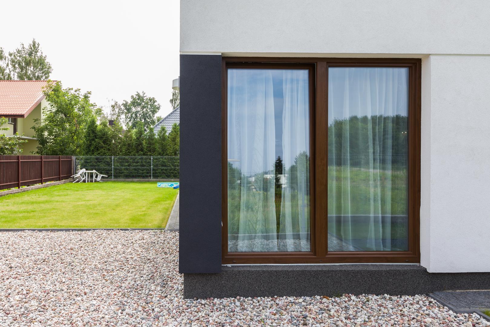 Okna - dom nowoczesny