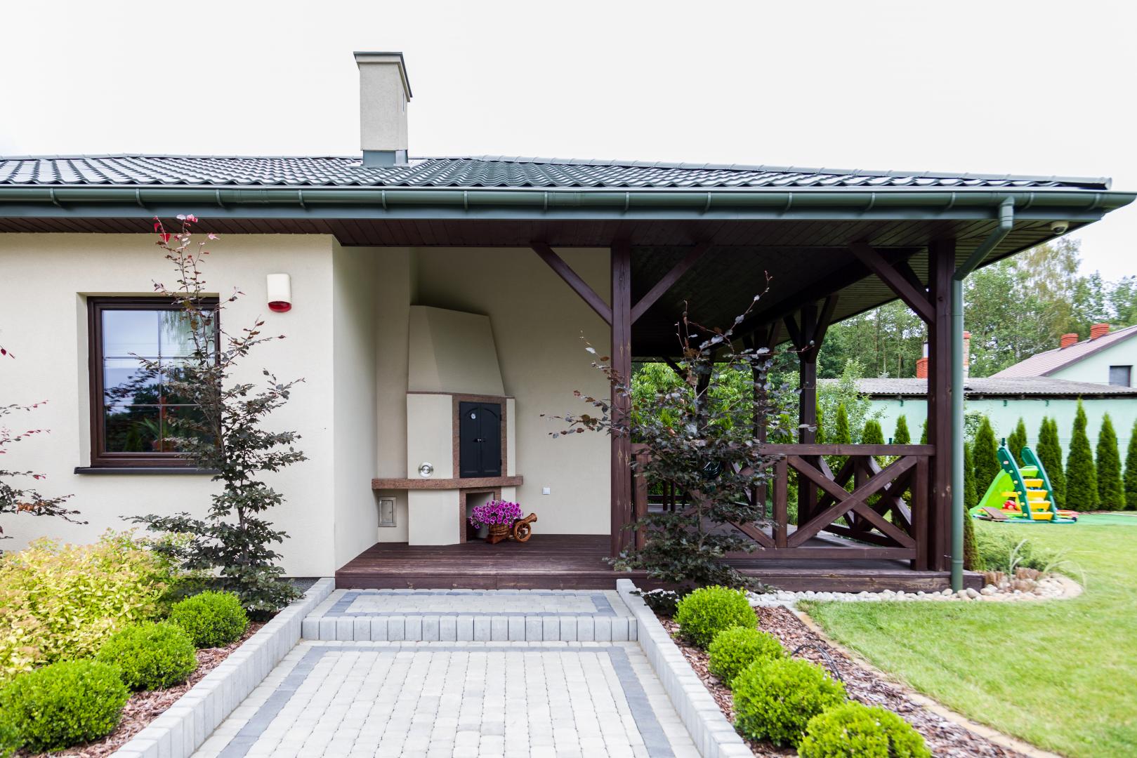 New-House - dom parterowy z oddzielnym budynkiem garażowo-gospodarczym