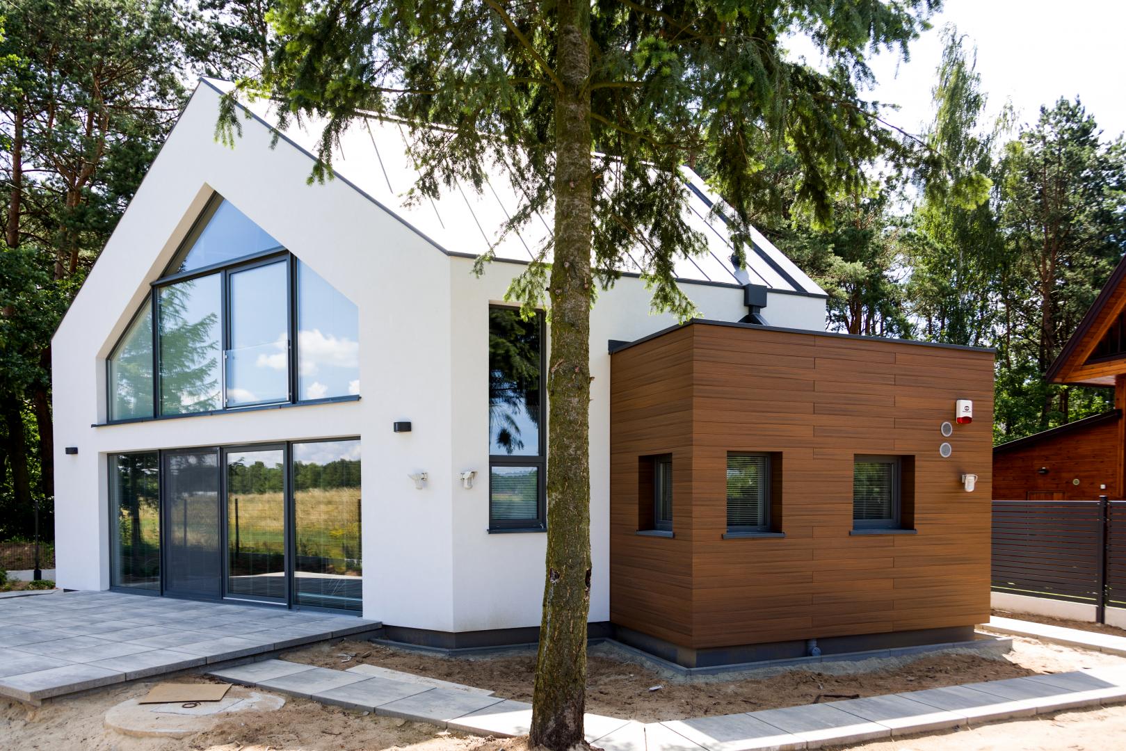 Całoroczny dom wakacyjny zbudowany wg indywidualnego projektu