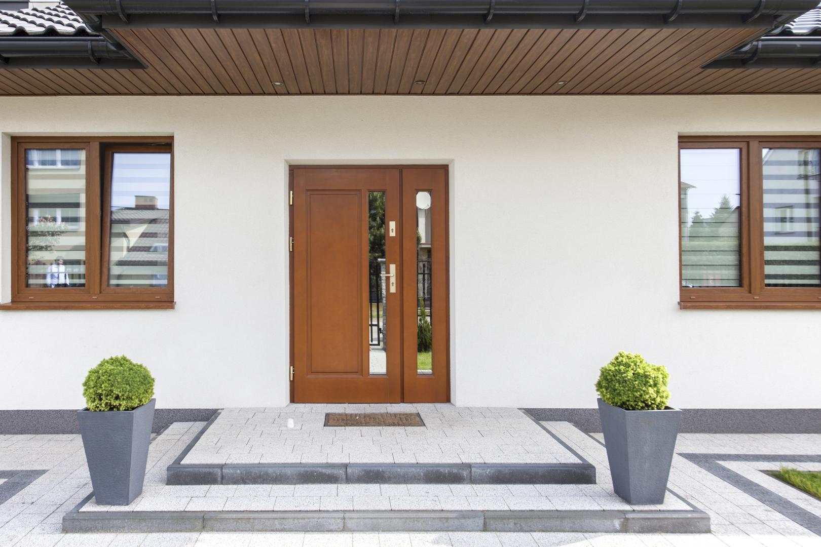 Wejście - dom parterowy