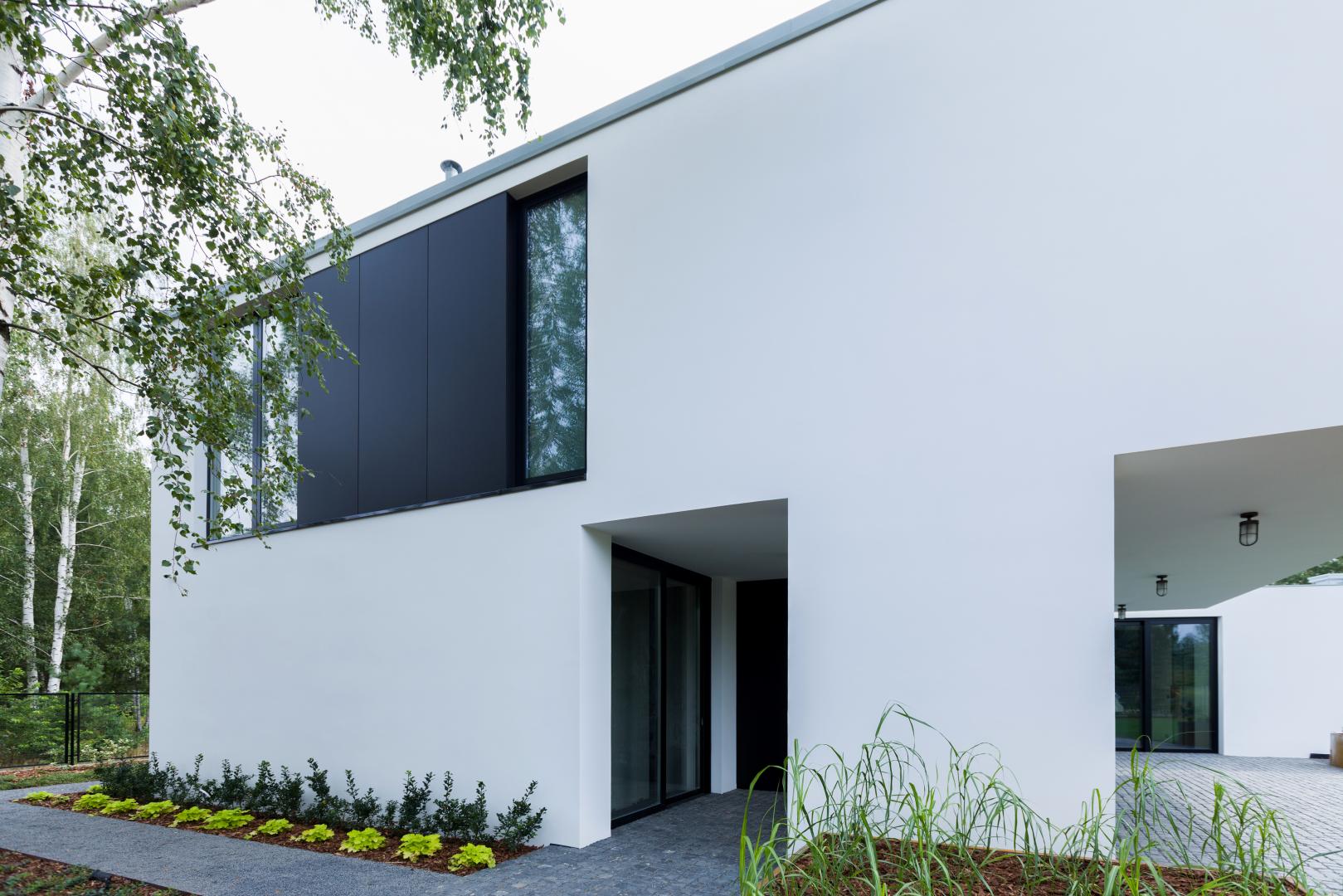 Dom piętrowy - dom nowoczesny